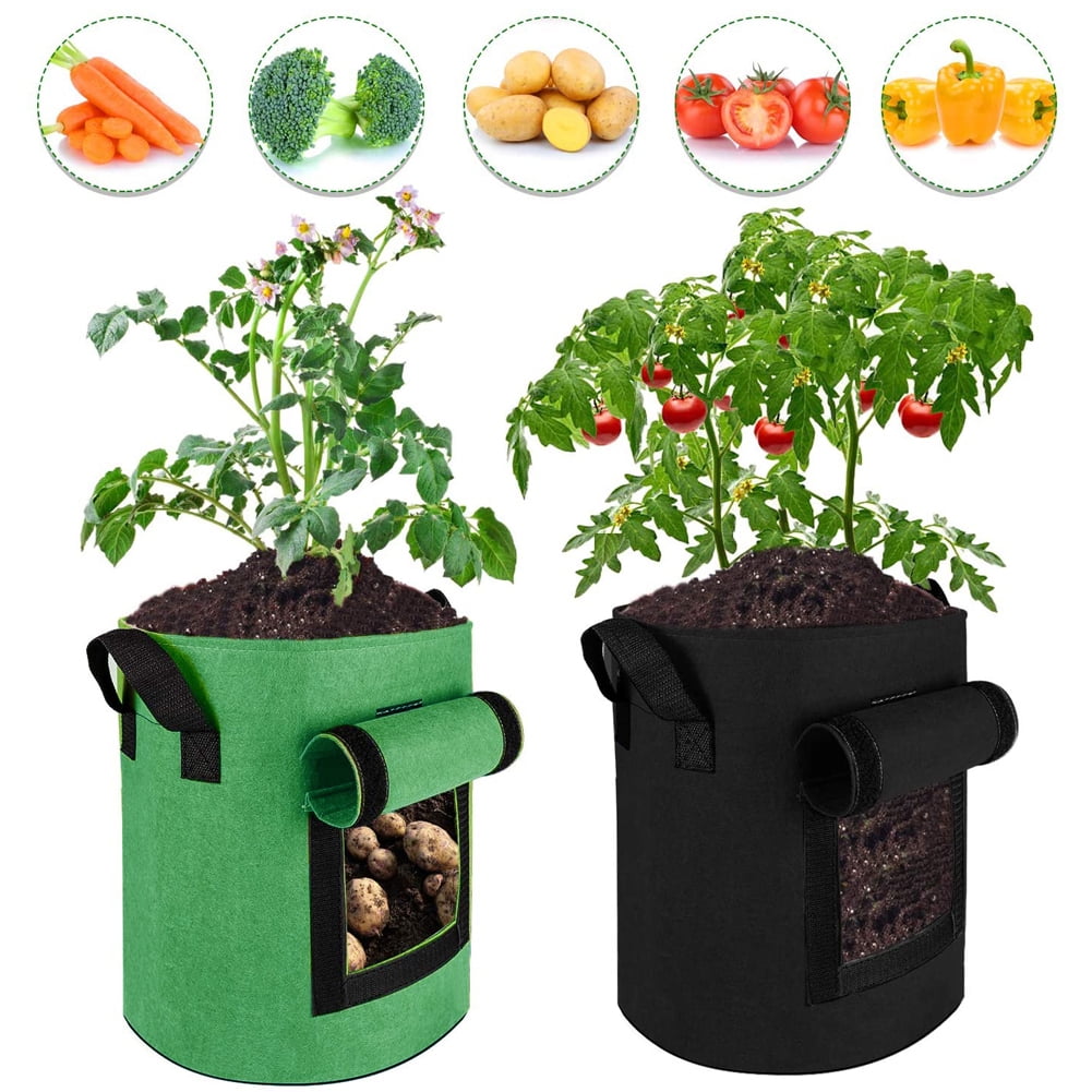 1/2/4pcs Garden sweet potato potato planting bag grow bag plant bag