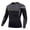 1#Gray, variant on IAJDKMEK Men's Long Sleeve Compression Shirt - Fitted Breathable Moisture-Wicking for Gym Fitness Training,Black L