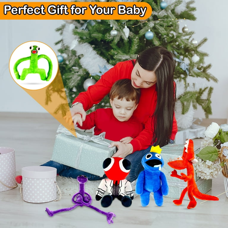 7 Pack Rainbow Friends Plush,Plush Toys Cartoon Stuffed Animals for Boy  Girl Gift Thanksgiving Christmas Holiday Birthday Gift (7 Pack)