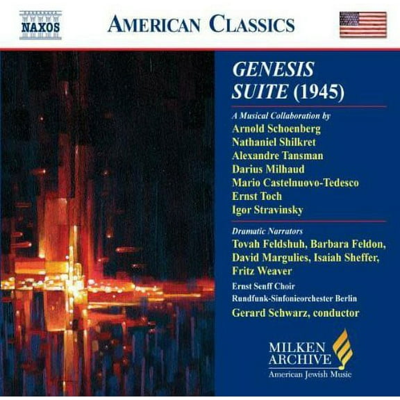 Gerard Schwarz - Milken Arch Amer Jewish Music: Genesis Suite / Various - Music & Performance - CD