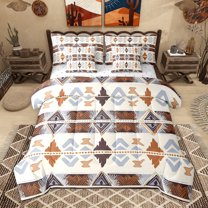 Castle Fairy Tribal Aztec Twin Bedding Sets,Bohemian Theme Bedding Comforter Set