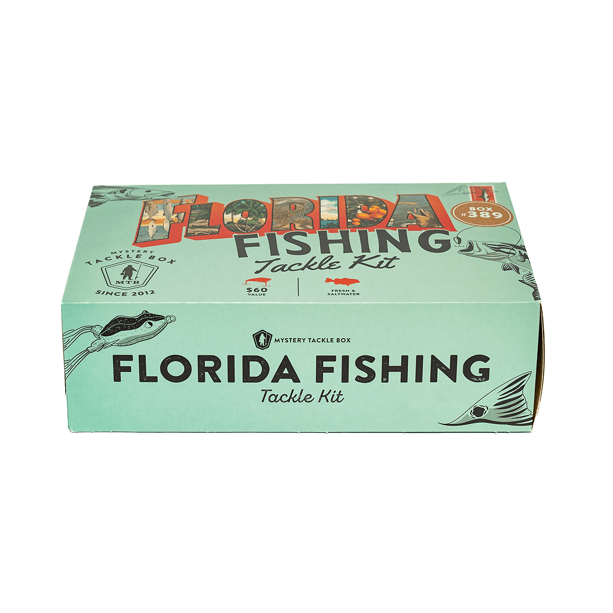 Mystery Tackle Box Florida Elite Fresh & Saltwater Fishing Tackle Kit
