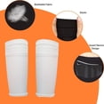 thumbnail image 4 of Calcetín para espinilleras de fútbol, soporte para el rendimiento de las piernas, mangas para pantorrillas de fútbol, soportes para espinilleras de fútbol juvenil para principiantes,, 4 of 5
