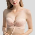 thumbnail image 2 of Women Strapless Instant Breast Lift Invisible Silicone Push Up Bra, 2 of 5