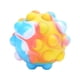 thumbnail image 3 of Pelota antiestrés de silicona 3D, juguete sensorial para niños y adultos. Alivia el estrés y la ansiedad en personas con autismo (azul y verde)., 3 of 5