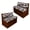 Aztec Tribal Cow Print, variant on Chririnla 4 Piece RV Dinette Cushion Covers Boho Floral Camper Cushion Slipcover Scratch-Resistant Sofa Chair Cover RV Seat Covers Dinette Booth Cushions