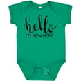 thumbnail image 3 of Inktastic Hello, I'm New Here Hand Drawn Type Boys or Girls Baby Bodysuit, 3 of 5