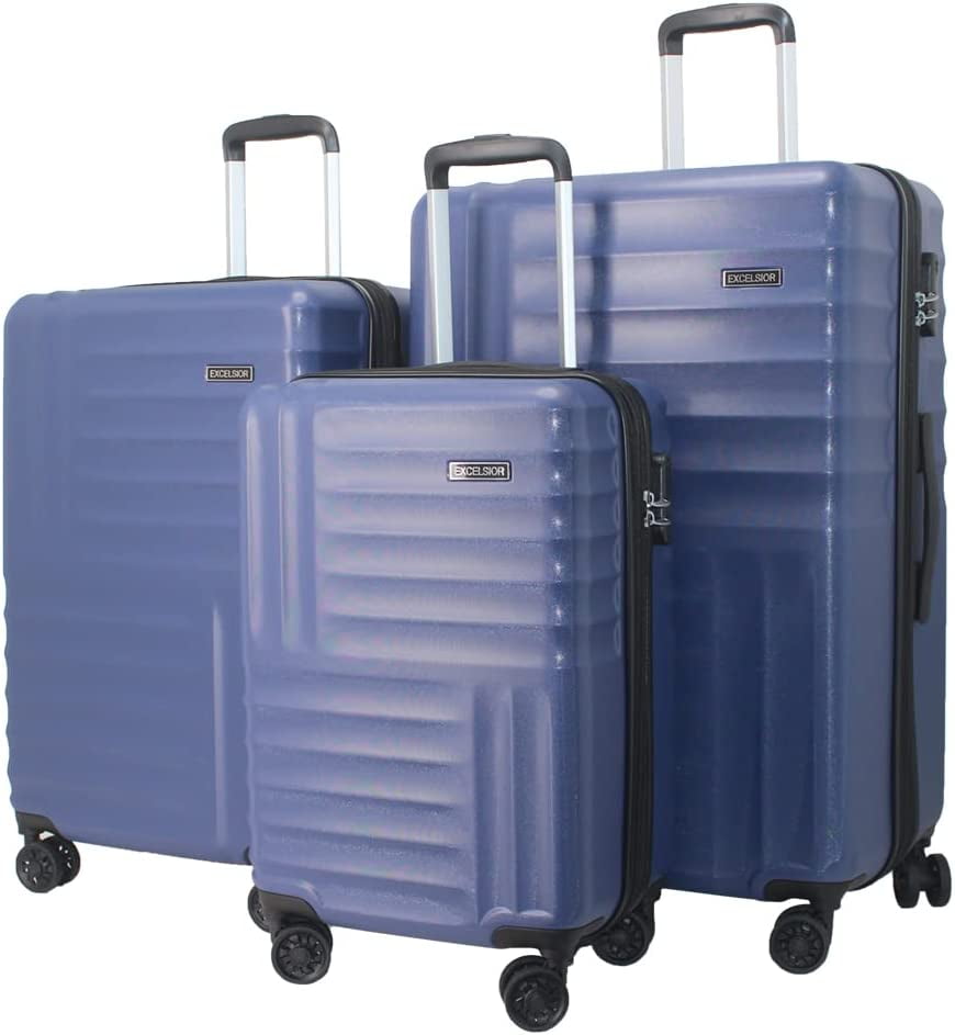 3Piece Expandable Hard Luggage Sets ,20"+24"+28" Large Capacity Travel