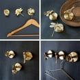 thumbnail image 2 of Brass Coat Hooks Wall Mounted:Creative Animal Shaped Decorative Wall Hooks,Heavy Duty Brass Vintage Hanging Hook,Wall Hangers for Coat,Hat,Towel,Bag,Key (Sunflower), 2 of 9