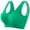 Green, variant on Womens Bras Women Seamless Sports Bra Wirefree Yoga Bra With Removable Pads Sports Bras for Women Summer Plus Size Bras for Women