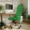 thumbnail image 3 of Xoenoiee Shamrock Pattern Office Chair Covers, Stretch Computer Chair Cover St. Patrick's Day Decoration Universal Boss Chair Covers Modern Simplism Style High Back Chair Slipcover, S, 3 of 6