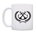 thumbnail image 2 of ThisWear Ocean Themed Gifts for Men Nautical Anchor Crest Cruise Gifts for Women Retirement Gifts Adventure Gifts 11 ounce 2 Pack Coffee Mugs, 2 of 4