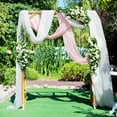 thumbnail image 5 of tasrioml Wedding Arch Drape Chiffon Curtain Drapery Solid Color Tulle Drapery Draping Decoration for Weddings Ceremony Reception Banquets, 5 of 8