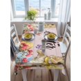 thumbnail image 3 of Spring Easter Bunny Rectangle Tablecloth, Pink Wooden Red Floral Easter Eggs Waterproof & StainResistant Tablecloth, Washable Oil-proof Table Cover for Dining/Party/Wedding/Camping/Buffet 52x70 In, 3 of 9