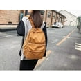 thumbnail image 3 of LHSHID Preppy Corduroy Backpack Large Aesthetic Backpack Fit 15.6 inch Laptop College Backpack Cute Book Bag Casual Daypack (White,One Size), 3 of 7