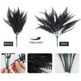 thumbnail image 5 of Hadanceo 4Pcs/Set Artificial Fern,7 Branch UV Resistant Home Office Wedding Faux Greenery Plastic Plants,Indoor Outdoor Garden Yard Decoration Photo Props, 5 of 10