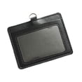 thumbnail image 1 of Inteprter 10 piezas de portatarjetas de identificación, suministros de oficina de negocios, funda protectora informal de colores, funda para tarjetas de Carpetas de archivos Horizontal/Negro, 1 of 6