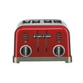 thumbnail image 2 of Cuisinart Métal Grille-Pain Classique en 4 Tranches, Rouge, 2 of 5