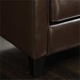 thumbnail image 5 of Noble House Freemont Leather Club Chair in Brown, 5 of 7