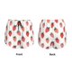 thumbnail image 3 of Balery Hand Drawn Strawberry Pantalones cortos deportivos para mujer con forro y dos bolsillos, elásticos, para entrenamiento, gimnasio, yoga-Medium, 3 of 7