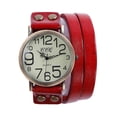 thumbnail image 2 of Smartwatches - Vintage Cow Leather Bracelet Watch Men Women Wristwatch Ladies Dress Quartz Watch, 2 of 9