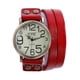 thumbnail image 2 of Fiudx Reloj Vintage de Piel de Vaca, Elegante Reloj de Pulsera de Cuarzo, Caja de Aleación, Elegante Esfera de Acero Inoxidable, Accesorio Unisex, Uso Diario, Regalo Perfecto, Correa de 35 Cm., 2 of 2