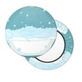thumbnail image 2 of Disketp Bathtub with Soap Bubbles Funda Redonda para Taburete, Funda de Cojín para Silla de Bar Suave y Elástica-12 inch, 2 of 7