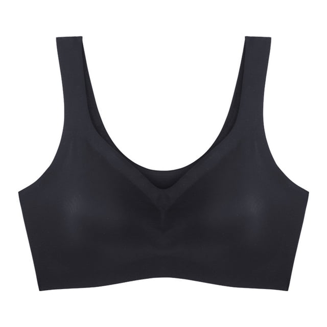 Timegard Seamless Bras for Women Full Coverage Smoothing Comfort Padded Bra Underwear Sleep Bralette