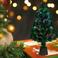 thumbnail image 4 of Fiber Christmas Tree Tabletop LED Holiday Decoration Illuminated Mini Christmas Tree for Home and Office Battery Operated Festive Light Display Colorful Holiday Ornament, 4 of 5