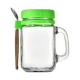thumbnail image 1 of TIMIFIS Seasoning Bottle Portable Handle Overnight Oats Jars, Overnight Oats Container with Lid and Spoon, 10 Ounce Grain, Milk, Vegetable and Fruit Vegetables Storage Containers (2Pc Kitchen Gadgets, 1 of 6
