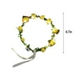 thumbnail image 3 of Luxcidy Valentine's Day LED Flower Crown Headband, Light up Flower Crown Garland Headdress Floral Headpiece for Women Hair Accessories Bridal Shower Holiday Birthday Wedding Party(Yellow), 3 of 6