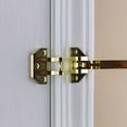 thumbnail image 2 of Defiant Bright Brass Heavy Duty Door Security Guard Locks, 2 of 5