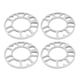thumbnail image 1 of Espaciador de Rueda de Cubo Yotijar 4 Paquetes CNC Mecanizado Aleación de Aluminio 3mm 4X100 5X105 5X112 5X115 5X114.3 5X120, 1 of 8