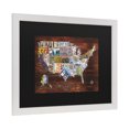 thumbnail image 2 of Trademark Fine Art 'USA License Plate Map on Wood' Canvas Art by Masters Fine Art, 2 of 4