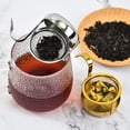 thumbnail image 3 of kurtrusly Rotating Tea Strainer Stainless Steel Fine Mesh Filter Spice Herb Sieve Teaware One Handle Infuser Kitchen Gadgets Gold, 3 of 6