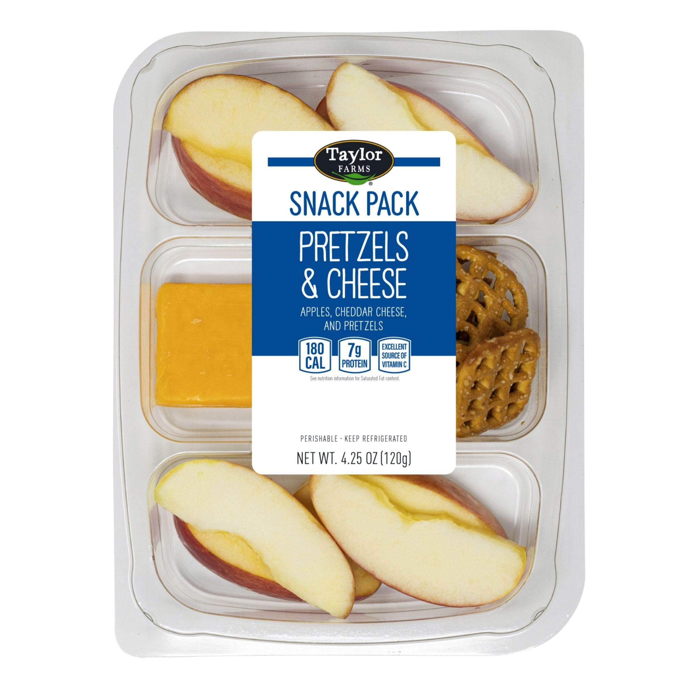 Taylor Farms® Pretzels & Cheddar Snack 4.25oz Tray