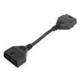 thumbnail image 3 of VOBOR 18cm 16pin Diagnostic Extension Cord Male to Female OBDII Scanner Extension Adapter Connector Cable, 3 of 8