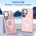 thumbnail image 2 of ELEHOLD for Samsung Galaxy S24 Ultra Compatible with Magsafe Accessories Case,Translucent Matte Magnetic Slim Non-Slip Shockproof Women Men Protective Cover,Pink, 2 of 7
