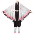 thumbnail image 5 of Disfraz de Kochou Shinobu para adultos y niños, traje de Anime Demon Slayer, capa Haori, uniforme, peluca, fiesta de Halloween, 5 of 5