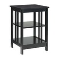 thumbnail image 2 of Convenience Concepts Mission Table d'Appoint Carrée, Fini Bois Noir, 2 of 2