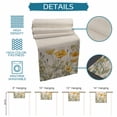 thumbnail image 7 of Table Runner Watercolor Poppy Flower Table Decoration for Kitchen Dinning Floral Leaves Plant Table Decoration for Indoor Outdoor Party Wedding Decor 13x90 Inch, 7 of 7