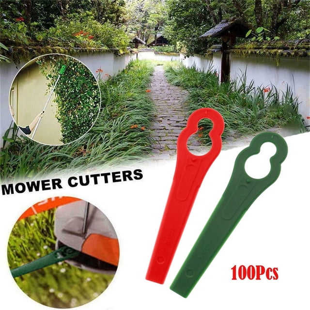 Vaidha Replacement Knife Set For Grass Trimmers Accessories 100 Plastic Knives