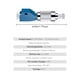 thumbnail image 4 of Adaptador de localizador visual de fallas (4 unidades), conector de fibra óptica MSDADA, monomodo 9/125 um FC macho a LC hembra para conector VFL, 4 of 5