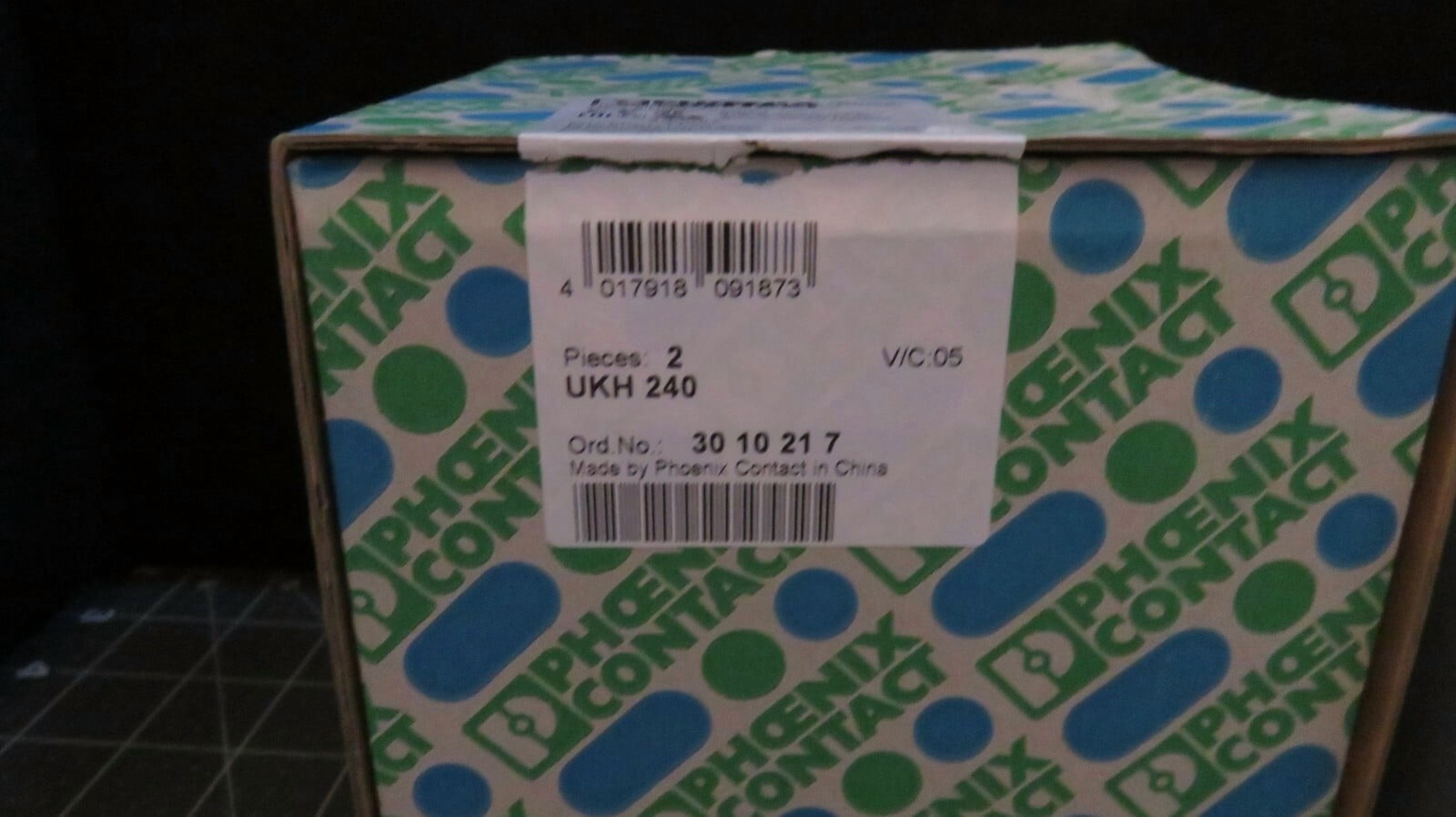 Phoenix Contact Terminal Block UKH 240 #3010217 Qty: 2 Units Sealed Box New