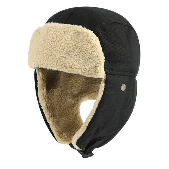 BJUTIR Fashion Hats For Adult Women'S Foldable Handmade Ear Protection Warm Wool Cap Cotton Slouchy Hat Knitted Hat Windproof Cold Sweat Hat