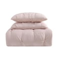 Truly Soft Pleated Blush Twin XL Microfiber Comforter Set