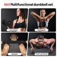 thumbnail image 2 of Juego de mancuernas ajustables TOTOZAKUL de 20 kg para gimnasio en casa, 2 of 8