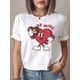 thumbnail image 1 of Women's "Be Mine" Valentine's Day T-Shirt - 100% Cotton, Casual Crew Neck, Short Sleeve with Heart & Chocolate Design, Valentine's Day Print, Fashion Tee For Adult, Men, Women, Teen, Teenager, Adoles, 1 of 6