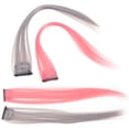 thumbnail image 2 of Shisuyan 4pcs Women Hair Extension Clips Seamless Short Hair Pieces Girl Hair Extensions, 2 of 8