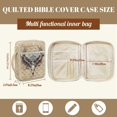 thumbnail image 7 of ZUXONGSY Deer Skull Snow Mountain Print Bible Case for Women Lightweight Bible Carrying Case Stylish Handbag with Handle Christian Tote Bag for Daily Commuter, 7 of 7